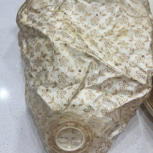 Vintage Sunbeam Soft Bonnet Hair Dryer Cream Gold Trim w/ Travel Case & Box - Picture 4 of 11